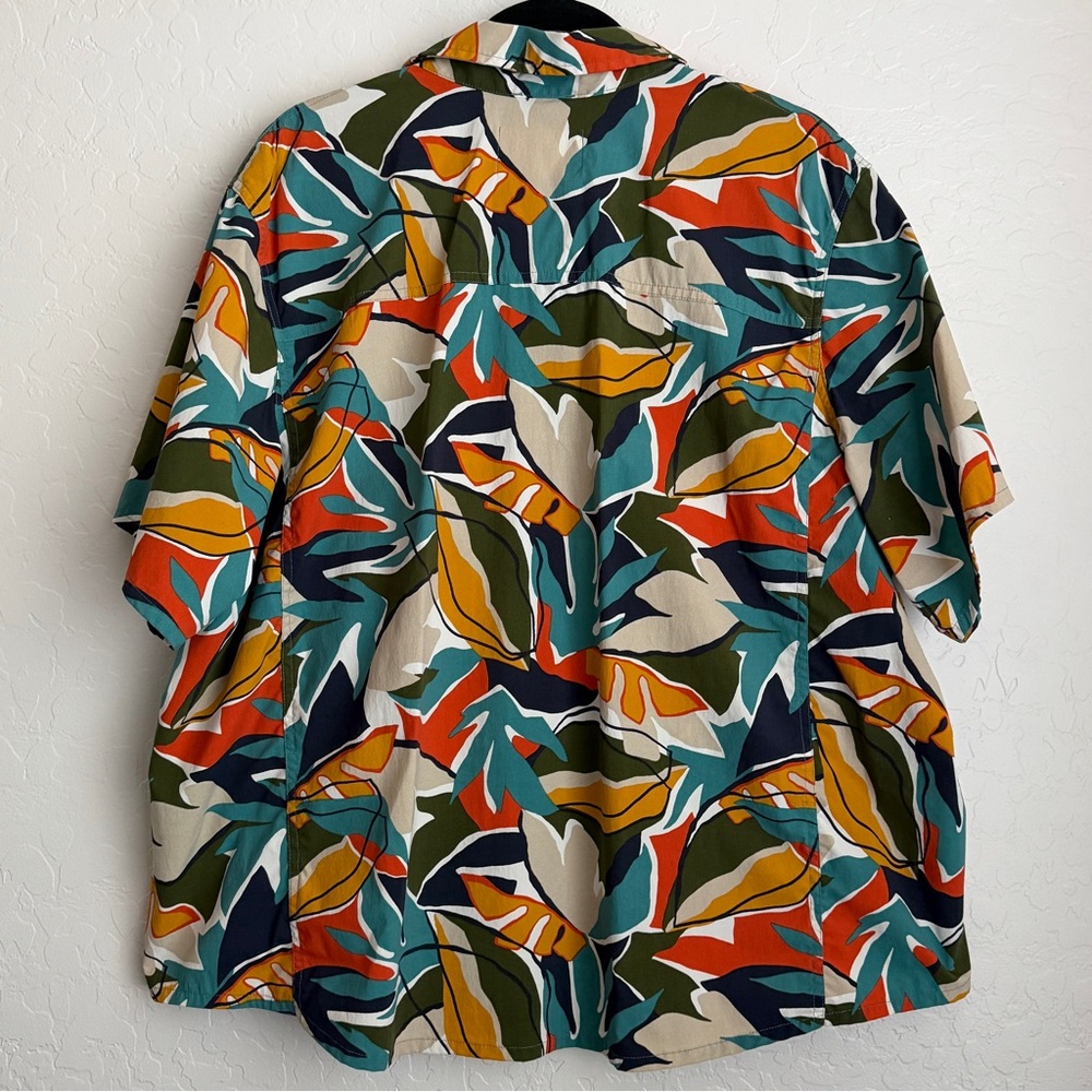 REI Co-op Women's Trailmade Short Sleeve Button Up Top Multicolor 2XL - Picture 3 of 10